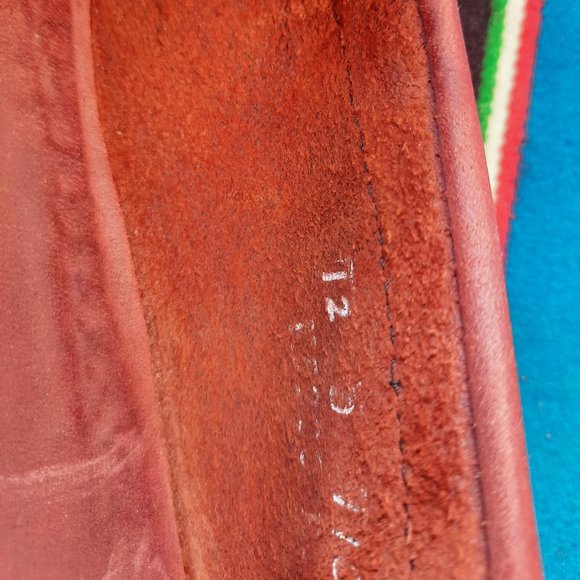 Polo Ralph Lauren Tassel Mens Shoe Size 12 D Cordovan Vintage - Picture 3 of 4